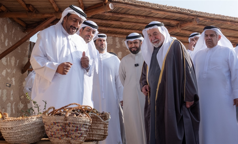 حاكم الشارقة يفتتح برج المضارسة في مدينة الذيد