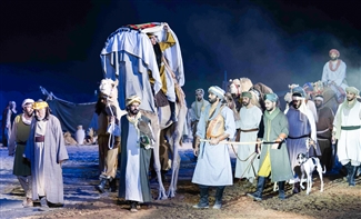 سلطان القاسمي يعيد سرد حكاية «البرّاق وليلى العفيفة» في عمل مسرحي شعري