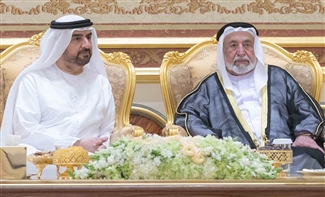 حاكم الشارقة يواصل استقبال المهنئين بشهر رمضان المبارك 