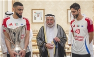صاحب السمو حاكم الشارقة يستقبل الفريق الأول لكرة القدم بنادي الشارقة المتوّج بلقب البطولة الآسيوية – 20 مايو 2025
