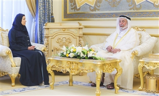 Sultan Al Qasimi receives Minister of Education