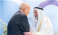 H.H. Ruler of Sharjah meets Prof. Sir Magdi Yacoub at the launch of the global series “Sharjah Next”, with the inaugural edition dedicated to healthcare innovation- 29 October 2025