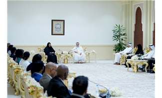 H.H. Ruler of Sharjah meets the first cohort of PhD students at Global Studies University