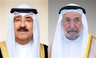 Ruler of Sharjah condoles Kuwaiti Emir on passing of Fahad Sabah