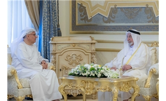 صاحب السمو حاكم الشارقة يستقبل وزير التعليم العالي والبحث العلمي بالإنابة