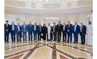 H.H. Ruler of Sharjah receives a delegation of Arabic Language Academy in Beirut